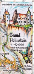 Wanderkarte Brand und Hohnstein vom Böhm Verlag