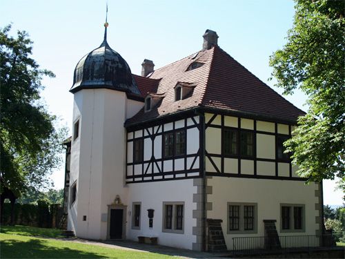 Weinstadt Radebeul mit Schloss Hoflößnitz