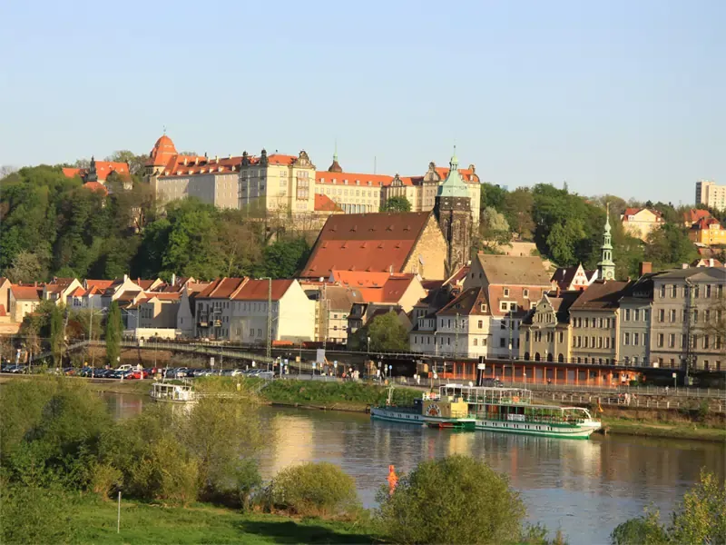 Entlang der Elbe bei Pirna