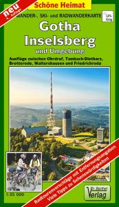 Wanderkarte mit Gotha, Inselsberg vom Verlag Dr. Barthel