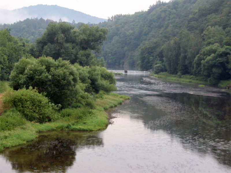  Berounka (Beraun) - Nebenfluss der Moldau