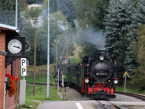 Eisenbahnromantik mit der Fichtelbergbahn