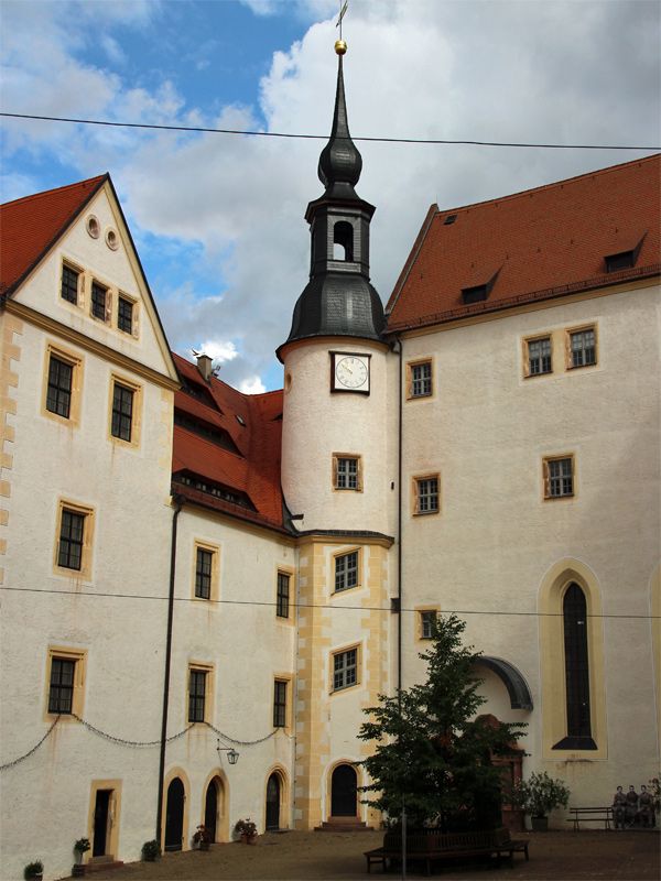 Schlosskirche  mit Kirchenhaus vom Renaissanceschloss Colditz