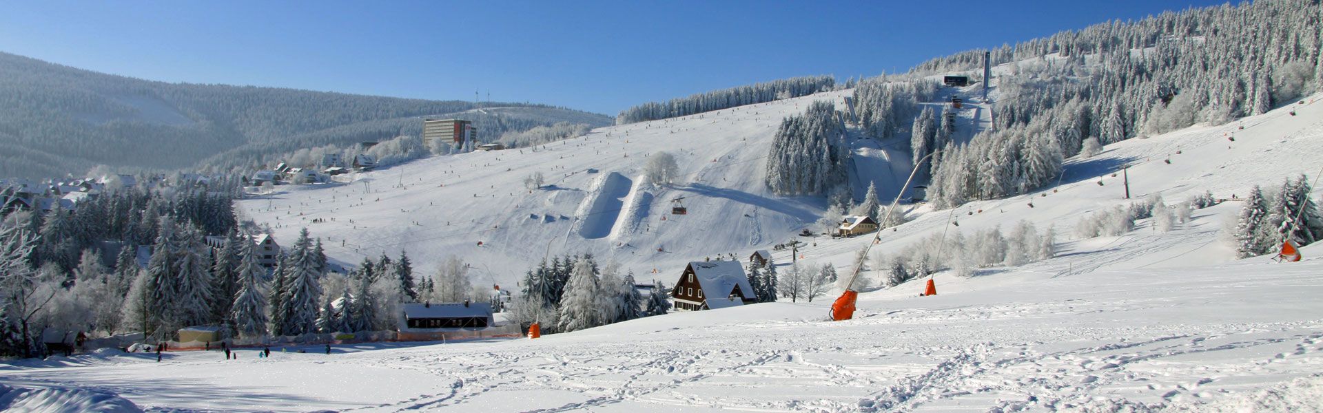 Skihang vom Fichtelberg in Oberwiesenthal