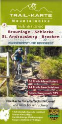 MTB-Karte Braunlage – Schierke  vom Schmidt-Buch-Verlag