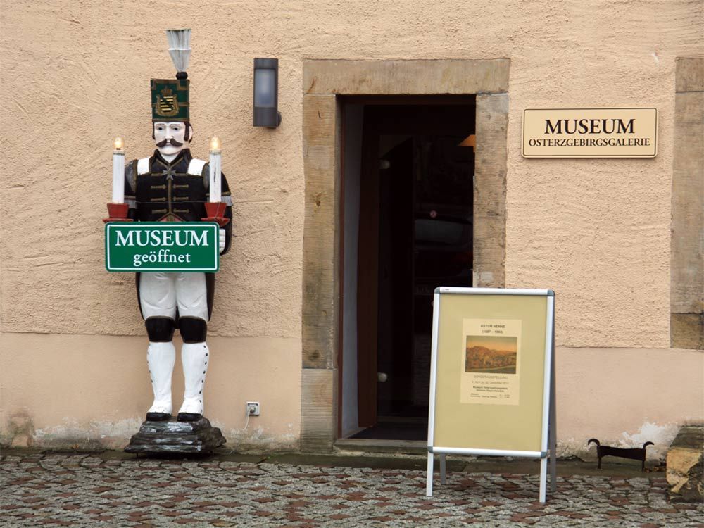 Eingang zum Museum Osterzgebirge