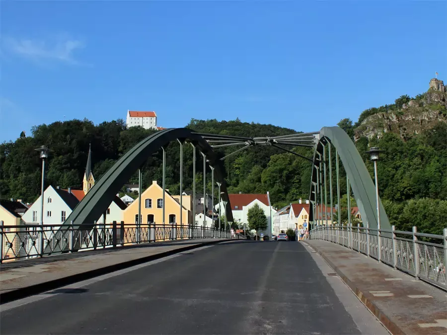 Im Stadtzentrum von Weißenburg / Franken