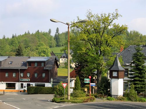 Ortstteile Bärenfels, Oberbärenburg, Schellerau, Zinnwald-Georgenfeld