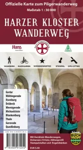 Wanderkarte Harzer Klosterwanderkarte vom Schmidt-Buchverlag
