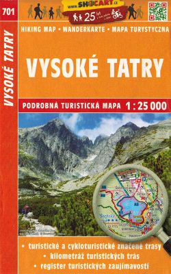 Wanderkarte Hohe Tatra in der Slowakei