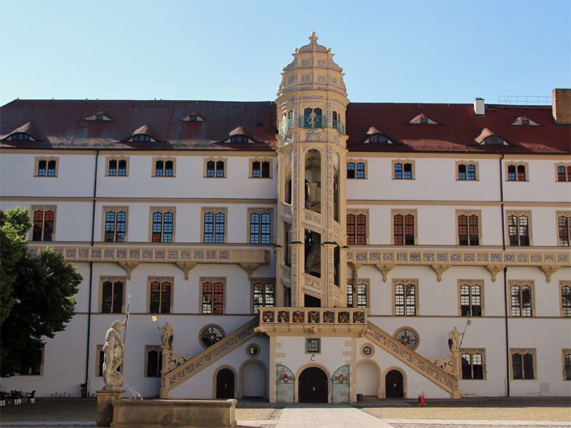 Schloss Hartenfels in Torgau / Sachsen