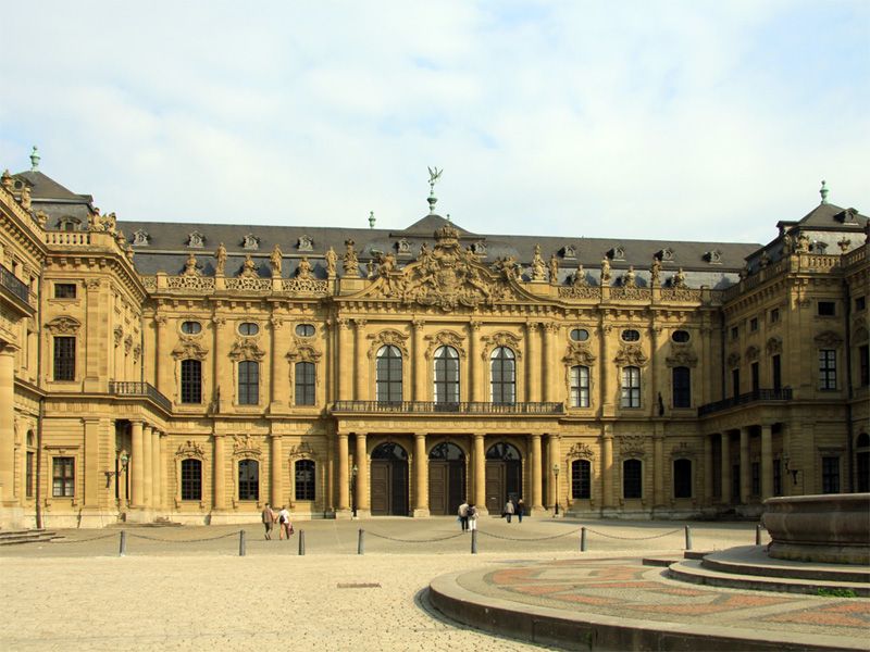  Fuerstbischoefliche Residenz in Würzburg