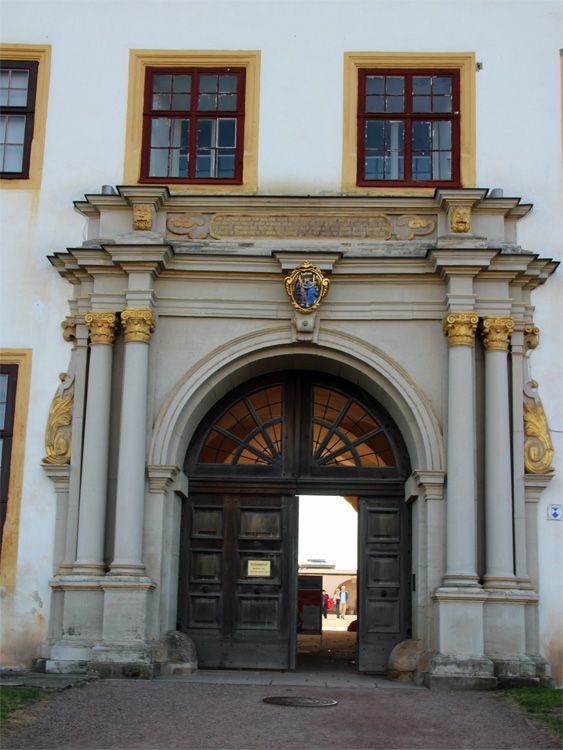 Eingangstor zum Schloss Friedenstein in Gotha