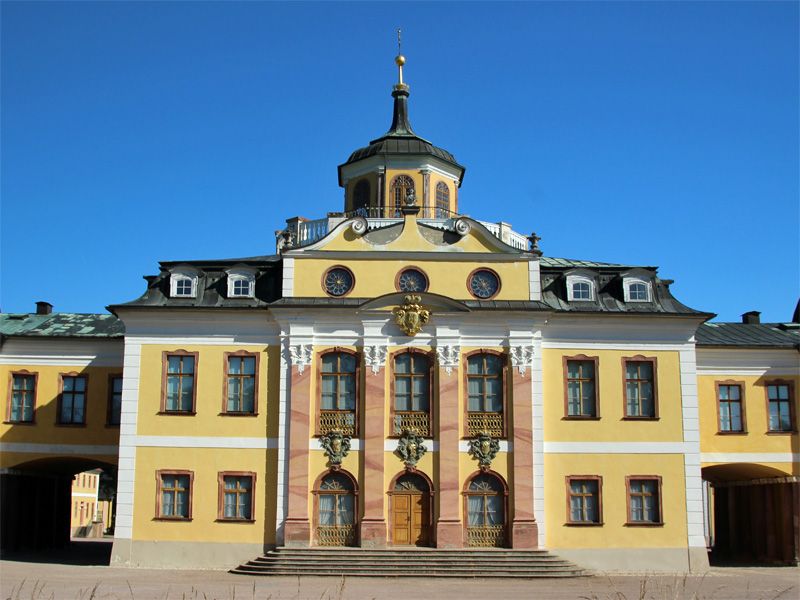 Schloss Belvedere in Weimar in Thüringen