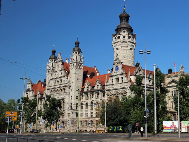 Neue Rathaus von leipzig
