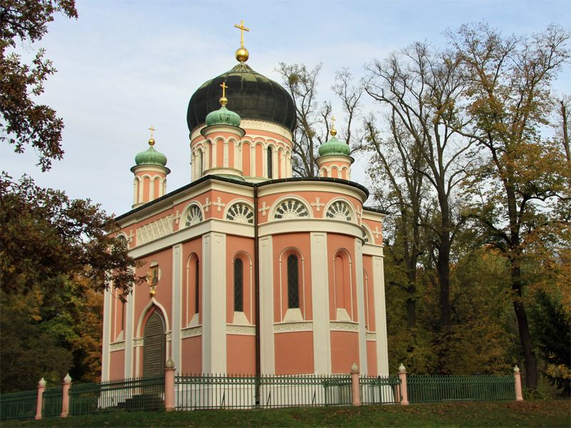 Orthodoxe Kirche in der Siedlung Alexandrowka / Potsdam