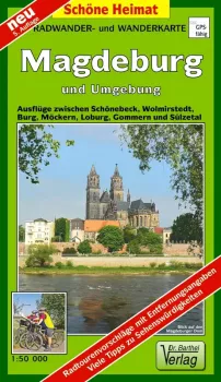 Wanderkarte Magdeburg vom Verlag Dr. Barthel