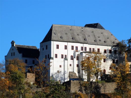 Schloss Wolkenstein im Mittleren Erzgebirge
