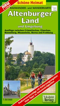 Wanderkarte Altenburger Land vom Verlag Dr. Barthel 