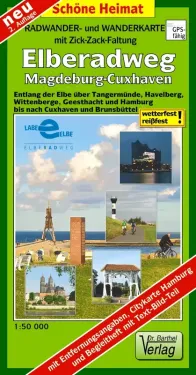 Elberadweg Magdeburg nach Cuxhaven vom Verlag Barthel