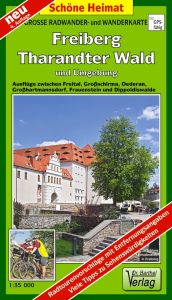 Wanderkarte Freiberg, Tharandter Wald vom Verlag Barthel