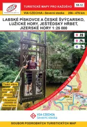Via Czechia: Wanderkartenset Elbsandsteingebirge-Isergebirge