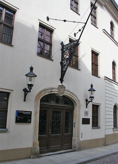 Hauptgebäude der Bergakademie Freiberg / Erzgebirge