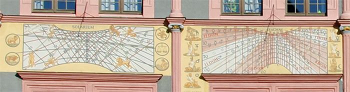Ratsapotheke mit Uhr in Görlitz