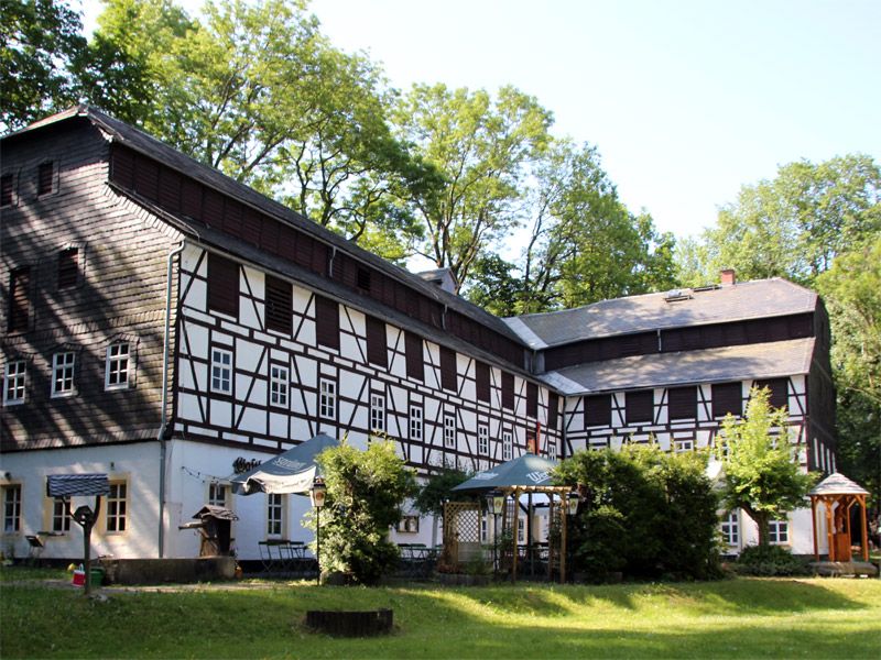 Papiermühle Zwönitz im Erzgebirge