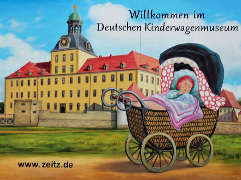 Zeitzer Schloss Moritzburg mit Kinderwagenmuseum