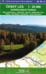Wanderkarte Böhmischer Wald - Bischofteinitz /