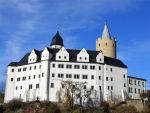 Zschopau mit Burg Wildeck im Erzgebirge