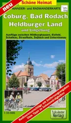 Wanderkarte Coburg, Bad Rodach, Heldburger Land