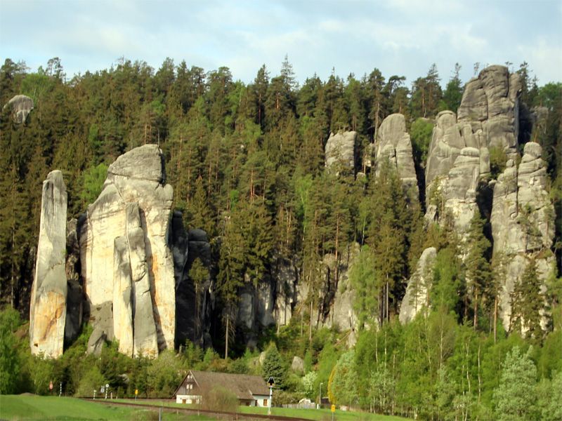 Felsengebiet im Braunauer Bergland 
