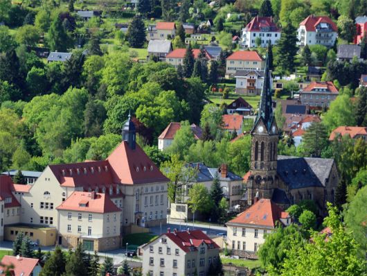 Stadt Sebnitz in der Sächsischen Schweiz