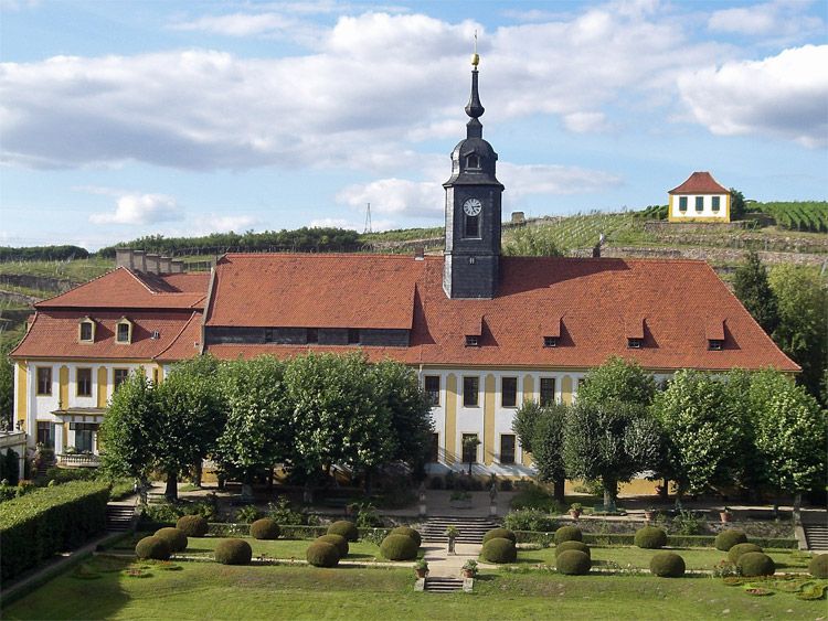 Schloss Seußlitz im Sächsischen Elbland 