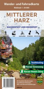 Wanderkarte Mittlerer Harz vom Schmidt-Buch-Verlag