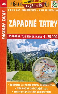 Wanderkarte Westliche Tatra in der Slowakei
