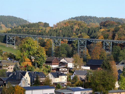 Markersbacher Viadukt im Erzgebirge
