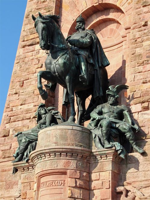 Kaiser-Wilhelm-Denkmal - drittgrößte Denkmal Deutschlands