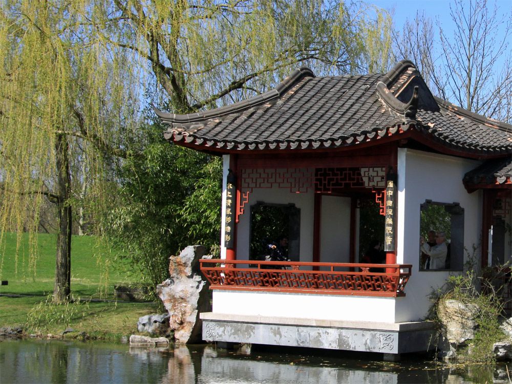 Parkanlage Gärten der Welt - chinesischer Pavilion