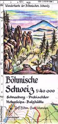Wanderkarte Böhmische Schweiz vom Rolf Böhm Verlag