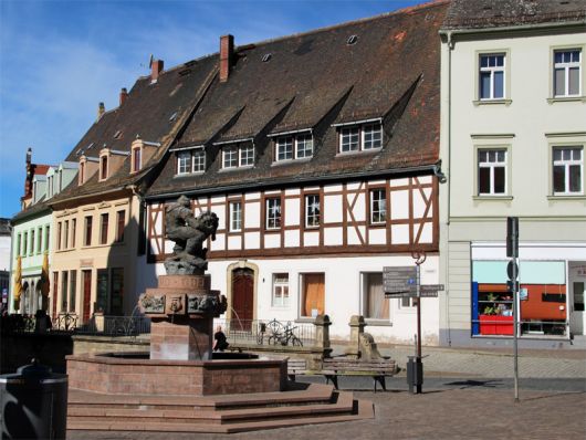 Große Stadt Wurzen im Sächsischen Burgenland