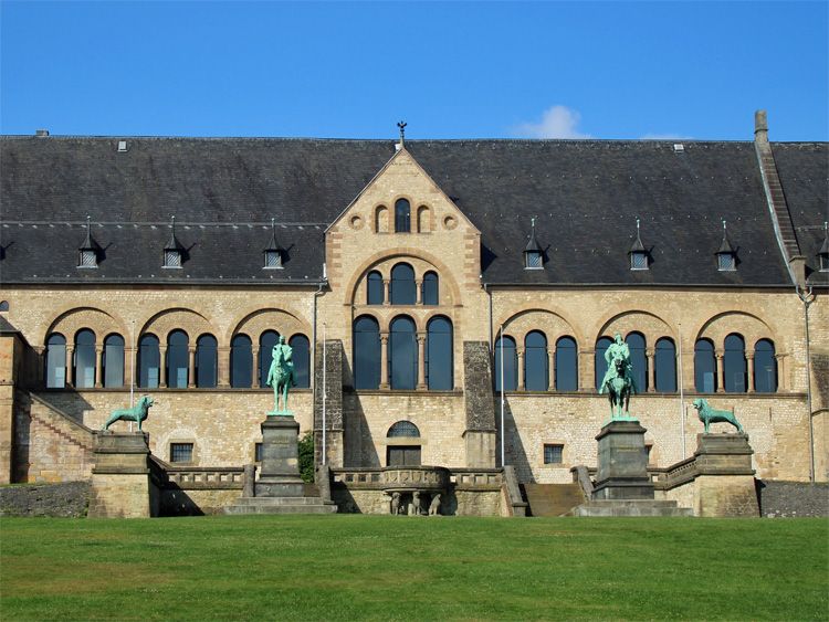 Kaiserpfalz in Goslar in Niedersachsen