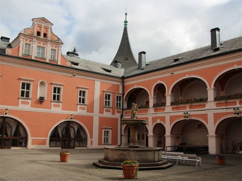 Schloss_Sokolov in Westböhmen