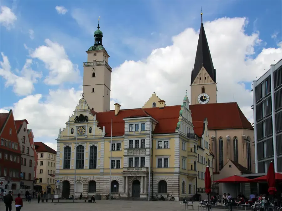 Alte Rathaus am Marktplatz von Ingolstadt