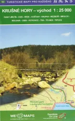 Wanderkarte Osterzgebirge / Krušné hory - východ