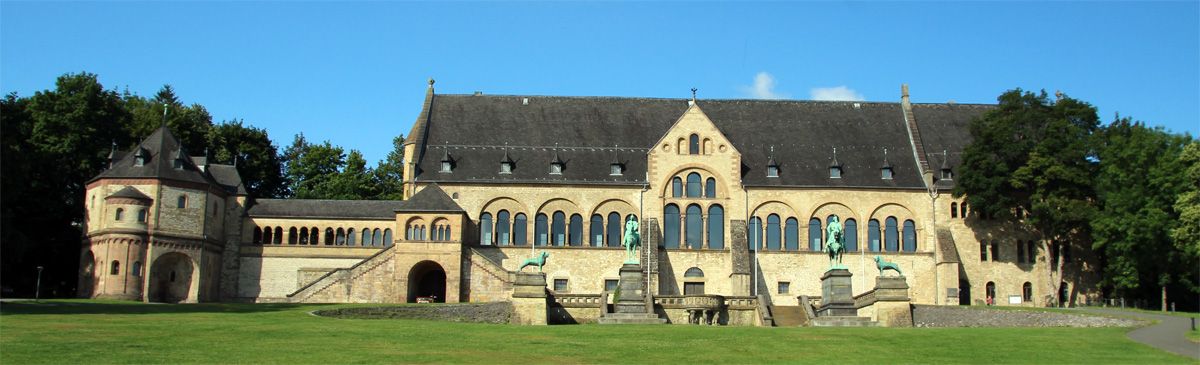 Romanische Kaiserpfalz in Goslar / Niedersachsen