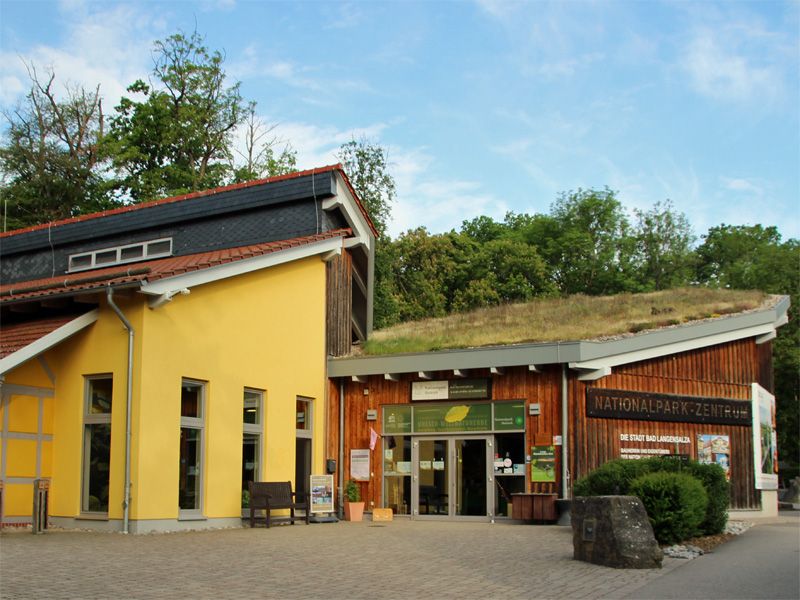 Gebäude vom Nationalparkzentrum Hainich
