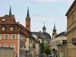 Würzburg am Main im Fränkischen Weinland